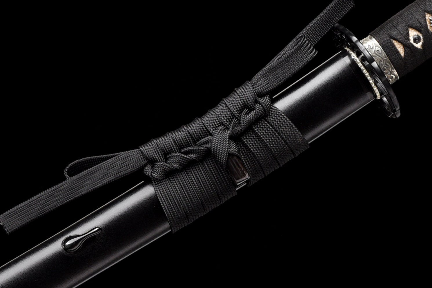 Performance Katana Midnight Surge Spring Steel Black Saya 黒潮 | KatanaSwordArt Katana For Sale 2025