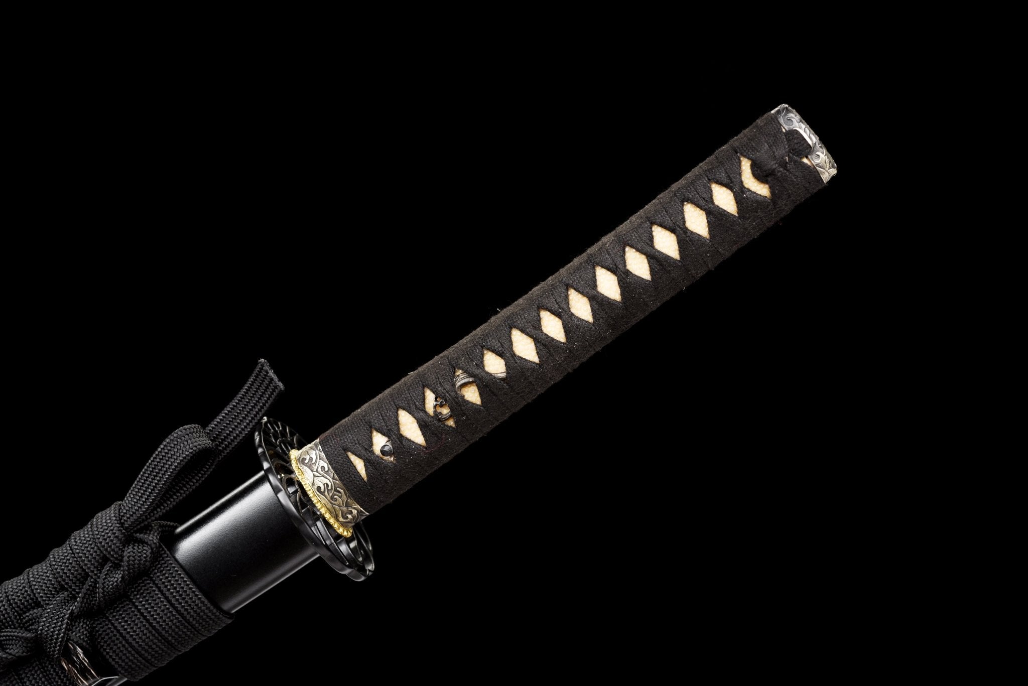 Performance Katana Midnight Wave High Carbon Clay Tempered Black Saya 黒浪 | KatanaSwordArt Katana For Sale 2025