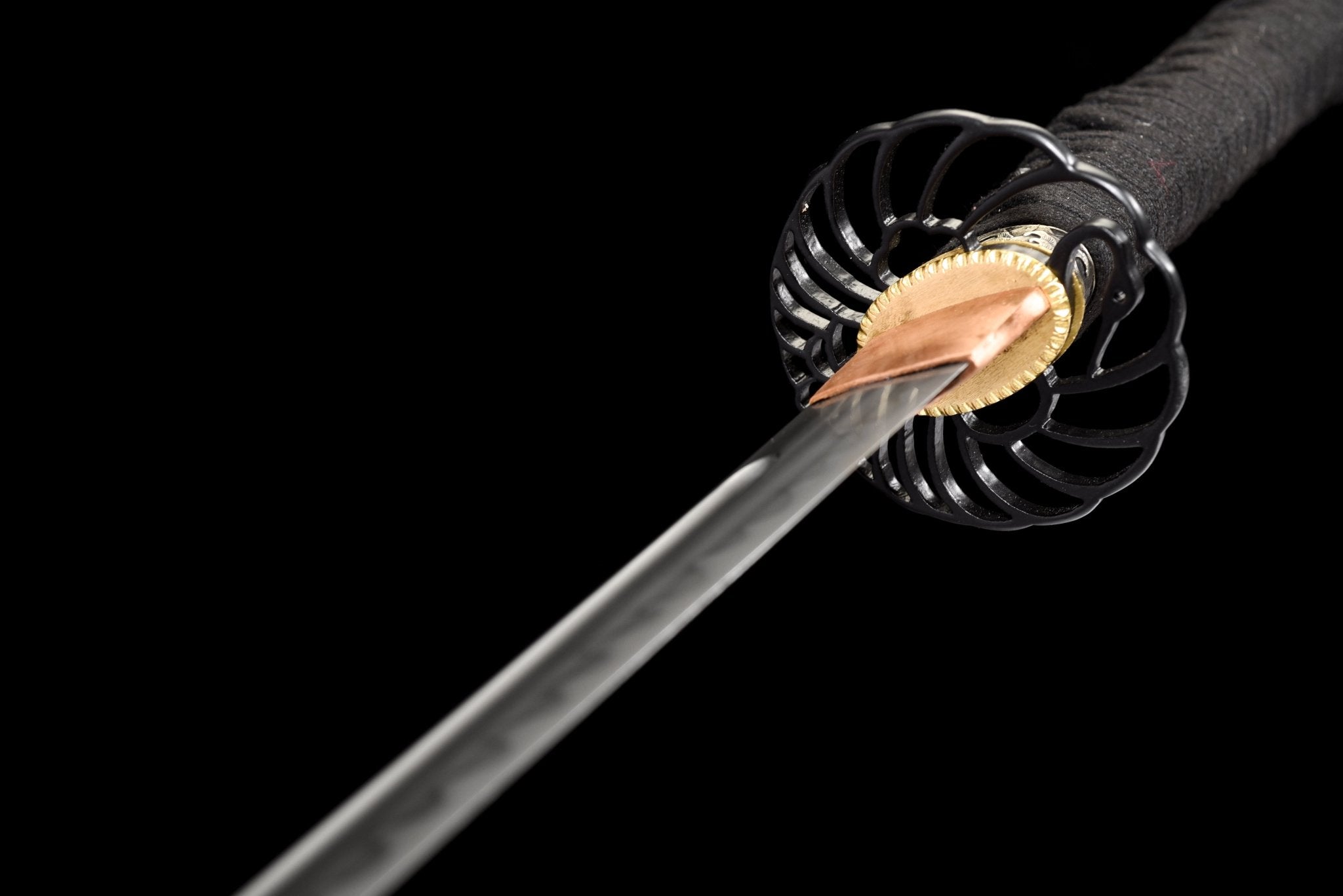 Performance Katana Midnight Wave High Carbon Clay Tempered Black Saya 黒浪 | KatanaSwordArt Katana For Sale 2025