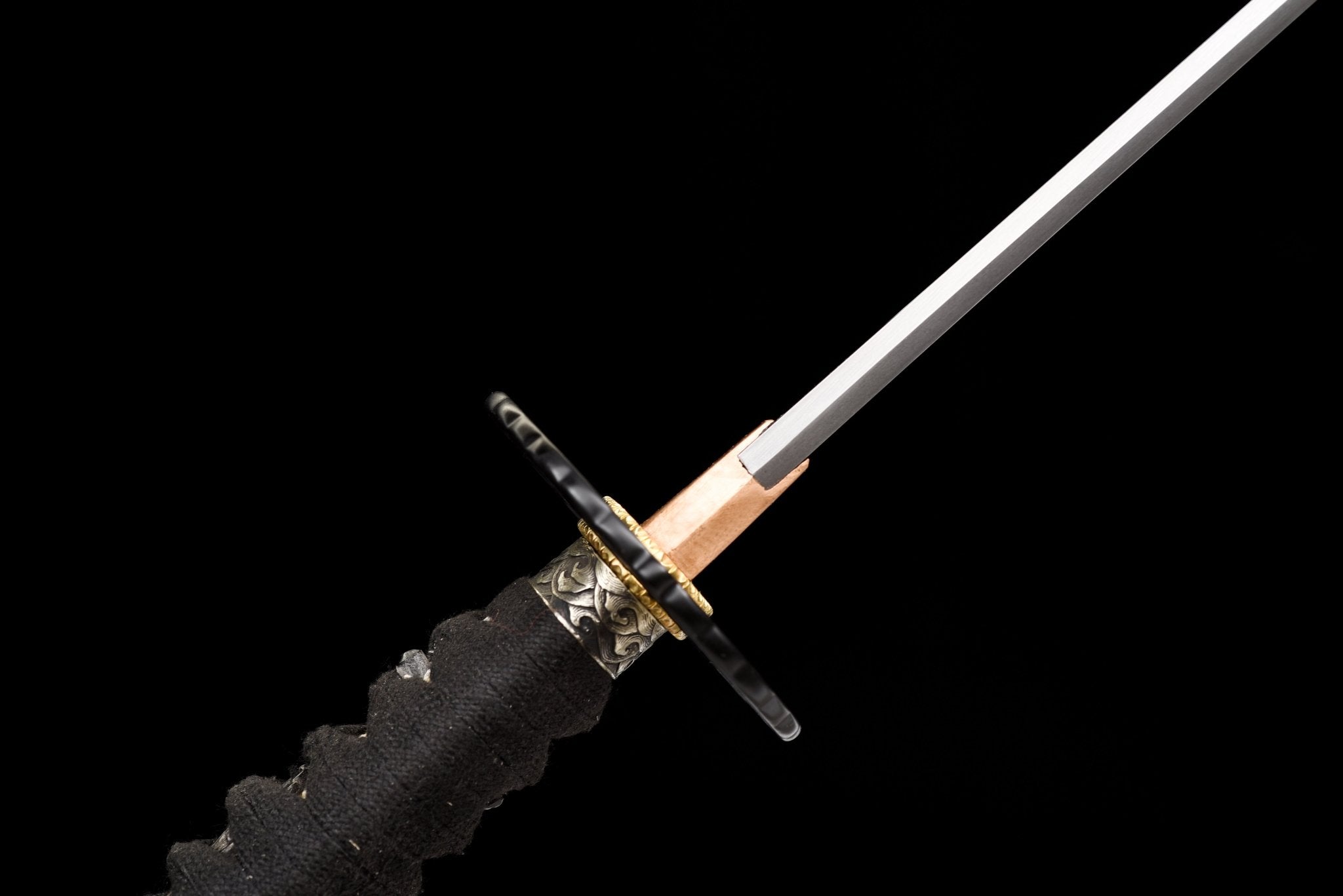 Performance Katana Midnight Wave High Carbon Clay Tempered Black Saya 黒浪 | KatanaSwordArt Katana For Sale 2025