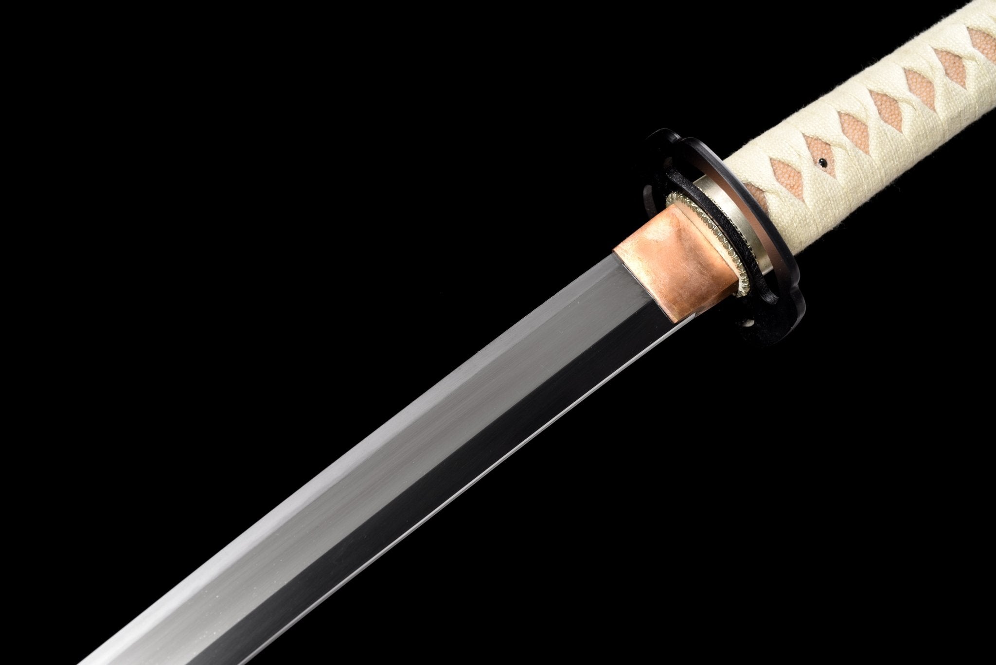 Performance Katana Pale Moon High Carbon Clay Tempered Red Saya 淡月 | KatanaSwordArt Katana For Sale 2025