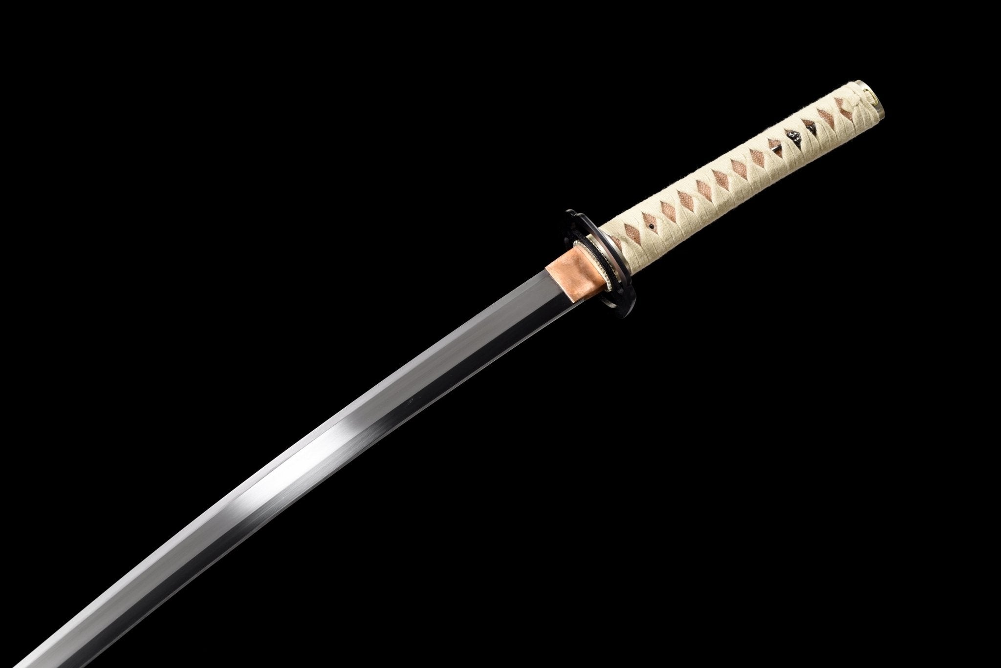 Performance Katana Pale Moon High Carbon Clay Tempered Red Saya 淡月 | KatanaSwordArt Katana For Sale 2025