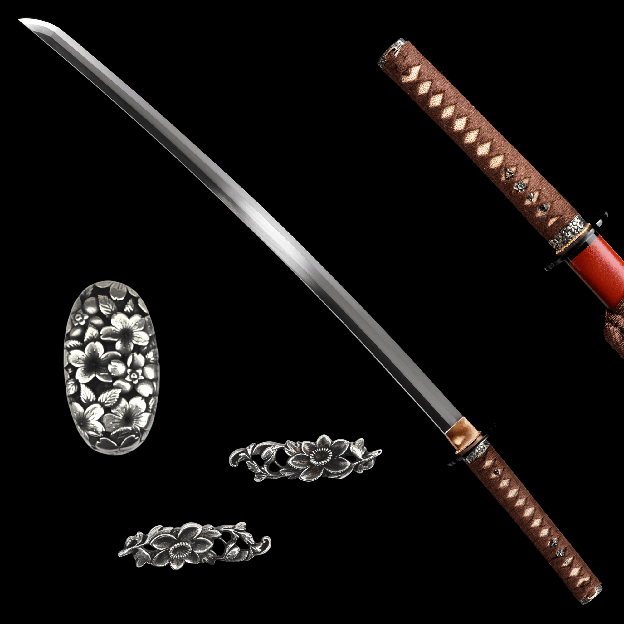 Performance Katana Red Splendor Spring Steel Red Saya 赤華 | KatanaSwordArt Katana For Sale 2025