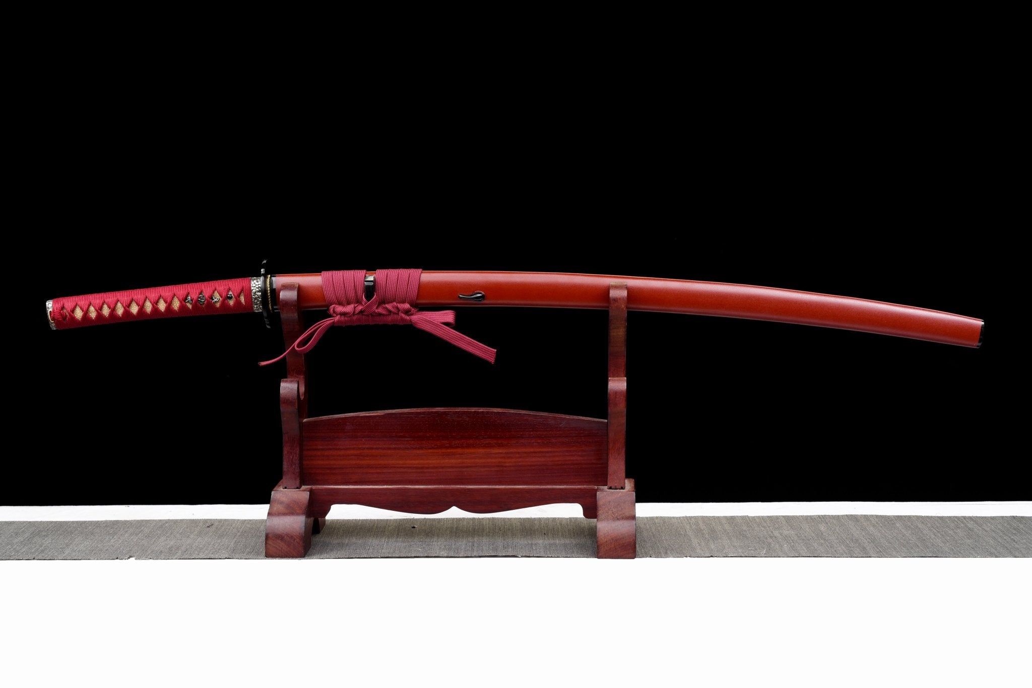 Performance Katana Shin Flame High Carbon Clay Tempered Black Saya 真焰 | KatanaSwordArt Katana For Sale 2025