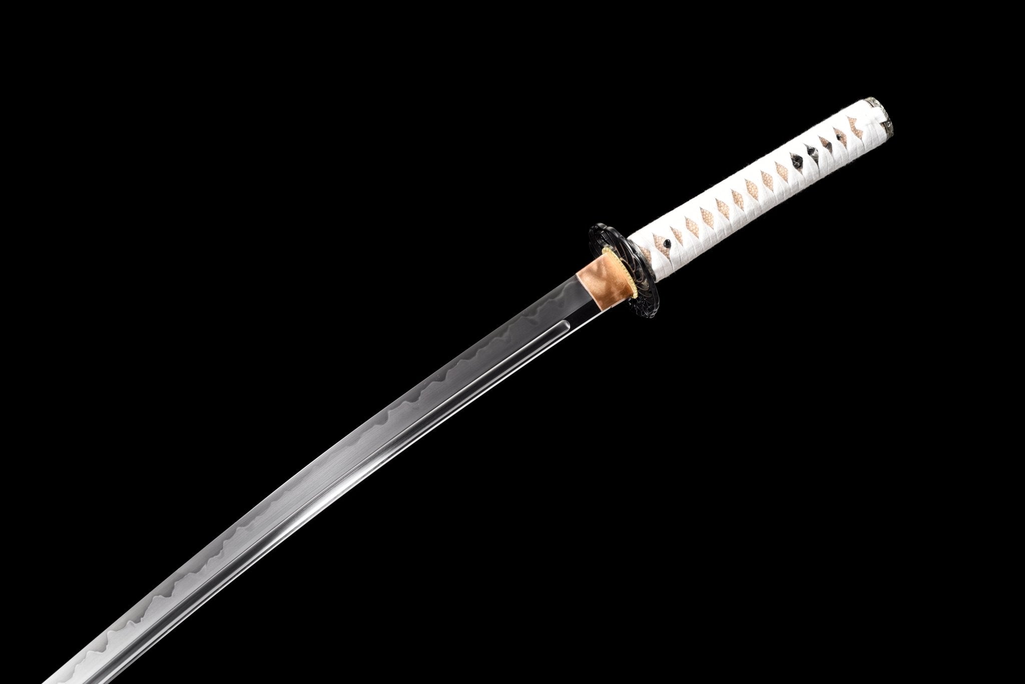 Performance Katana Snow Petal High Carbon Clay Tempered Black Saya 雪花 | KatanaSwordArt Katana For Sale 2025