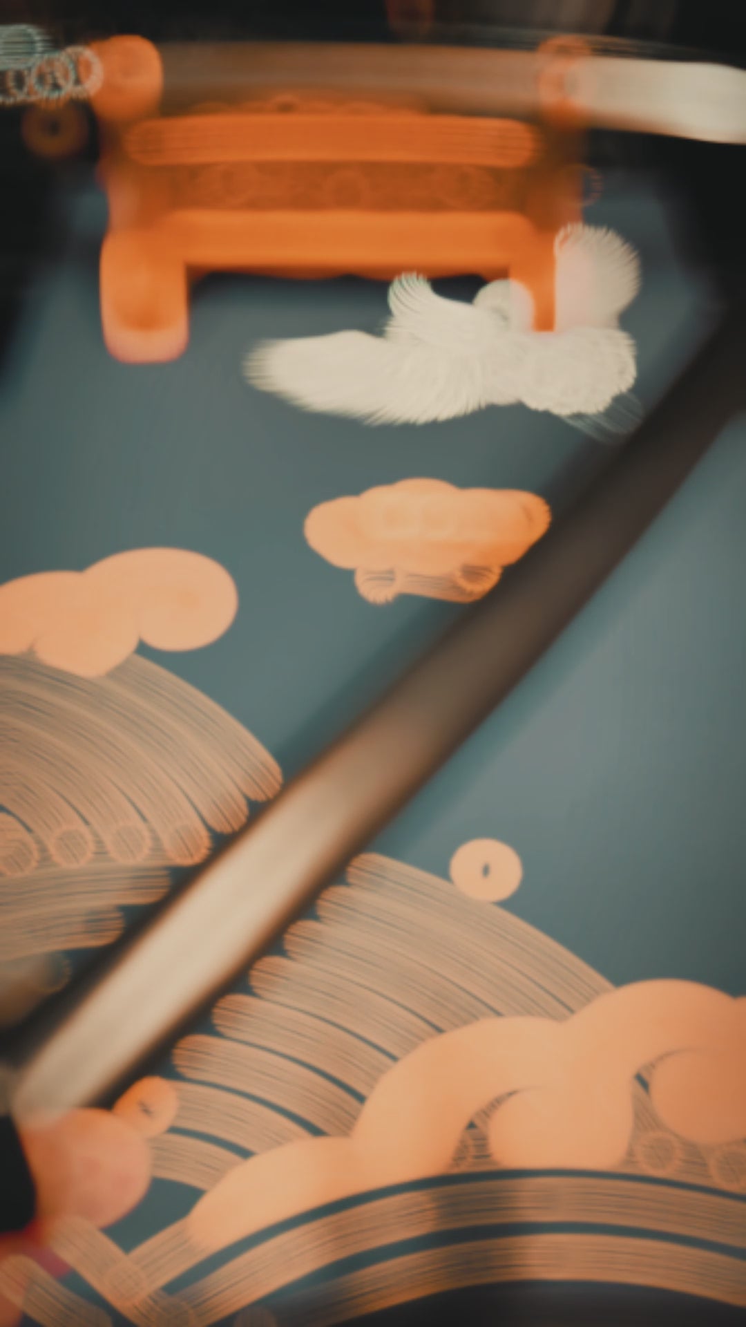 Katana Dragonfly Damascus Folded Clay Tempered 蜻蜓 For Sale | KatanaSwordArt Japanese Katana