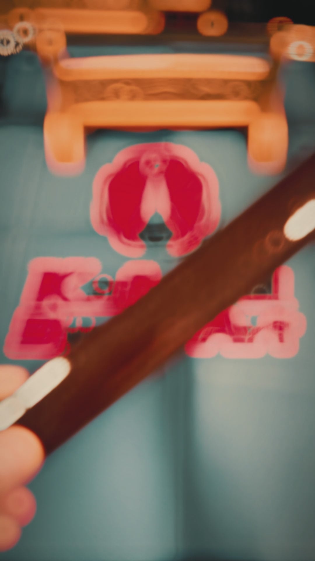 Katana Golden Jinzhu Damascus Folded Red 金竹 For Sale | KatanaSwordArt Japanese Katana