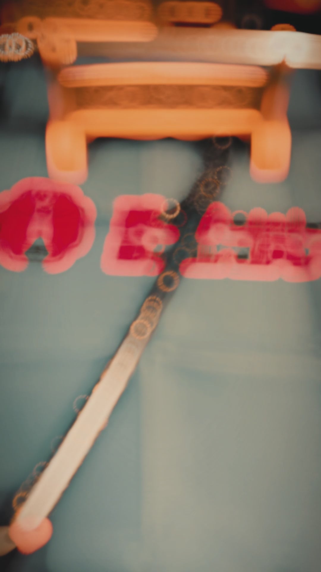 Katana Plum Blossom Blue Flame Damascus Folded Blade 藍梅 For Sale | KatanaSwordArt Japanese Katana