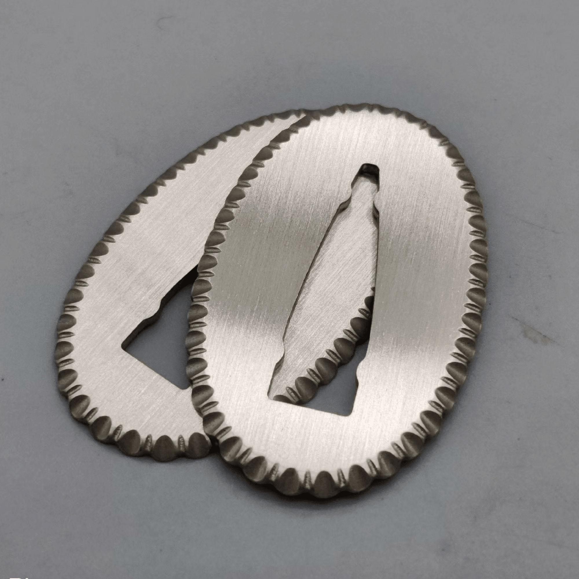 Scalloped Seppa for Katana Brass or Cupronickel | KatanaSwordArt Seppa For Sale 2026