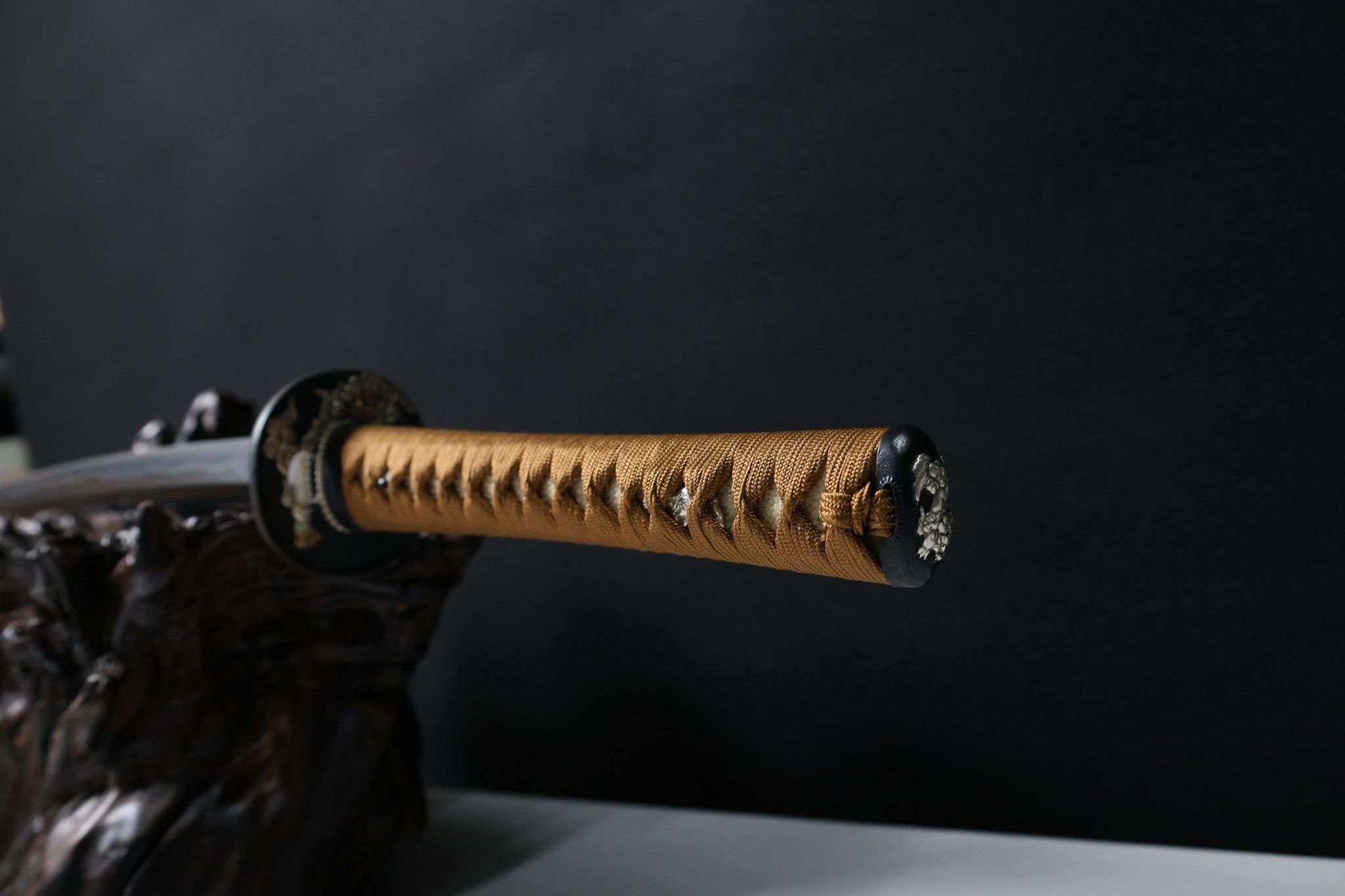 Special Price Collectable Katana Silver Lion Sanmai Steel Clay Tempered Gold Saya | KatanaSwordArt Katana For Sale 2026