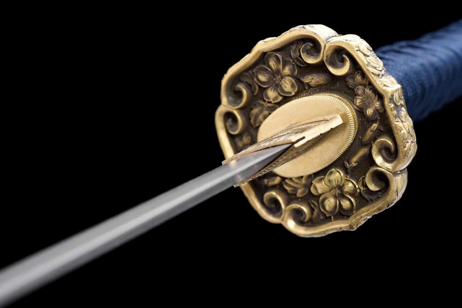 Tachi Sword Fujiwara Damascus Folded Steel Red Saya 藤原 | KatanaSwordArt Katana For Sale 2025