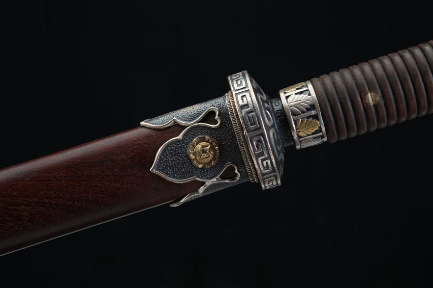 Tang Dao Yuhuan Damascus Folded Clay Tempered Rosewood Scabbard 玉環 | KatanaSwordArt Dao For Sale