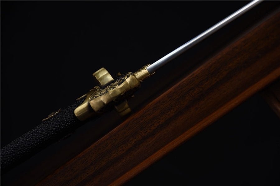 Tang Dao ZunLong T10 Clay Tempered Ray Skin Scabbard 尊龍 | KatanaSwordArt Dao For Sale