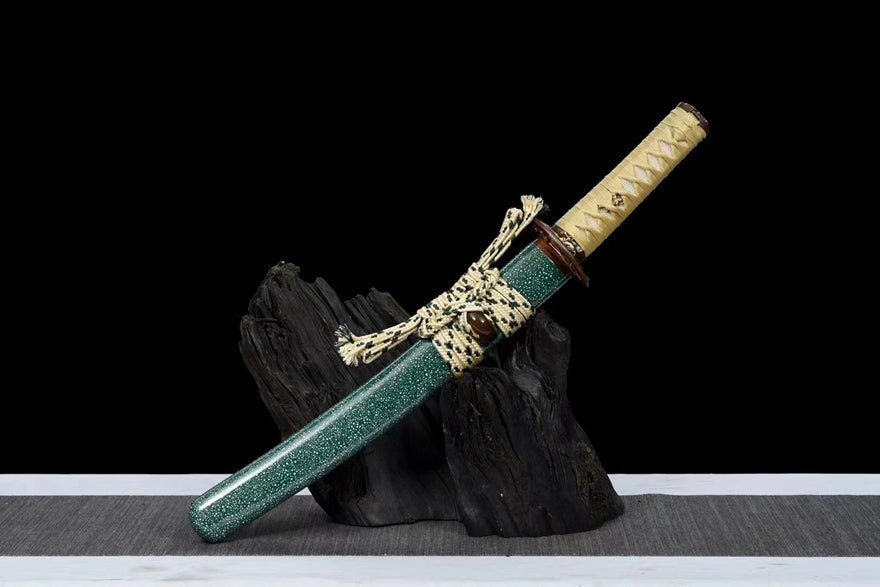 Tanto Sword JiangChuan T10 Clay Tempered Green 江川 | KatanaSwordArt Tanto For Sale 2025