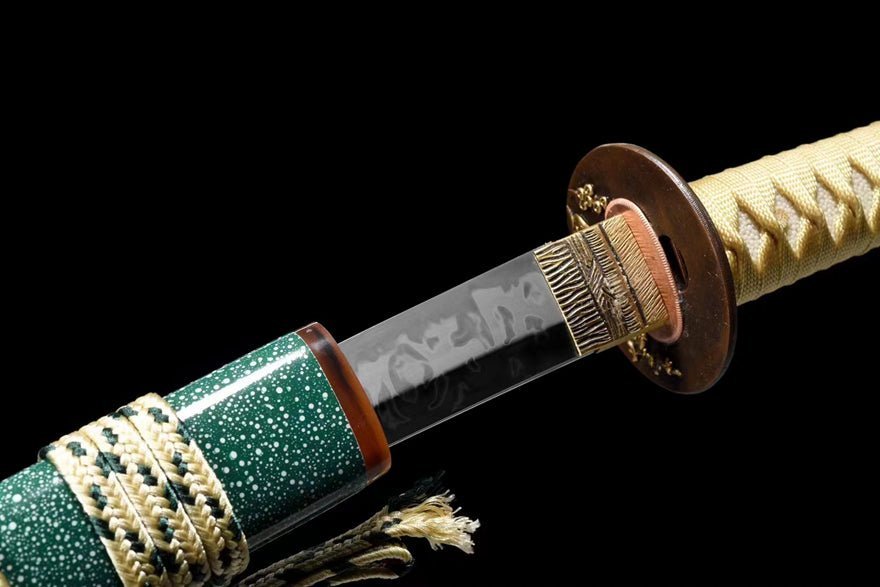 Tanto Sword JiangChuan T10 Clay Tempered Green 江川 | KatanaSwordArt Tanto For Sale 2025