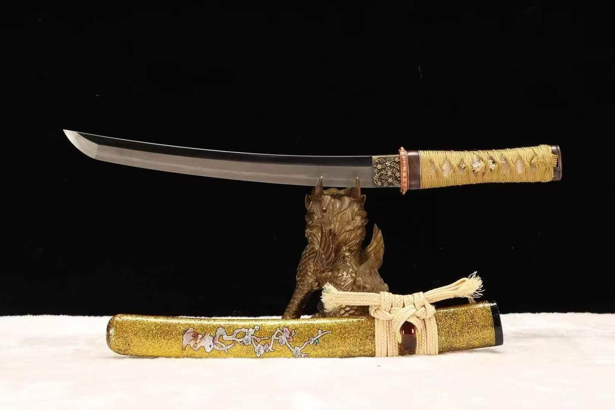 Tanto Sword WuJin T10 High Carbon Steel Clay Tempered | KatanaSwordArt Tanto For Sale 2026