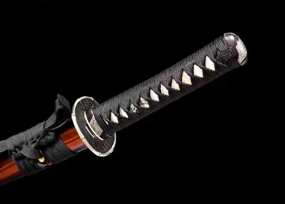 Wakizashi Kogarasu Maru Sandalwood Bamboo T10 Clay Tempered 檀竹 | KatanaSwordArt Wakizashi For Sale 2025
