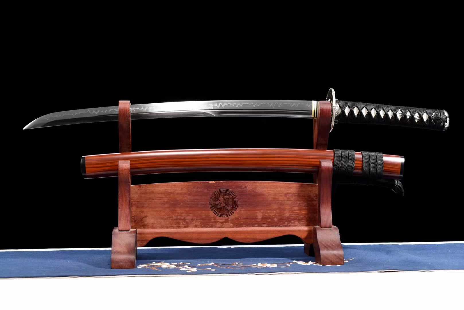 Wakizashi Kogarasu Maru Sandalwood Bamboo T10 Clay Tempered 檀竹 | KatanaSwordArt Wakizashi For Sale 2025
