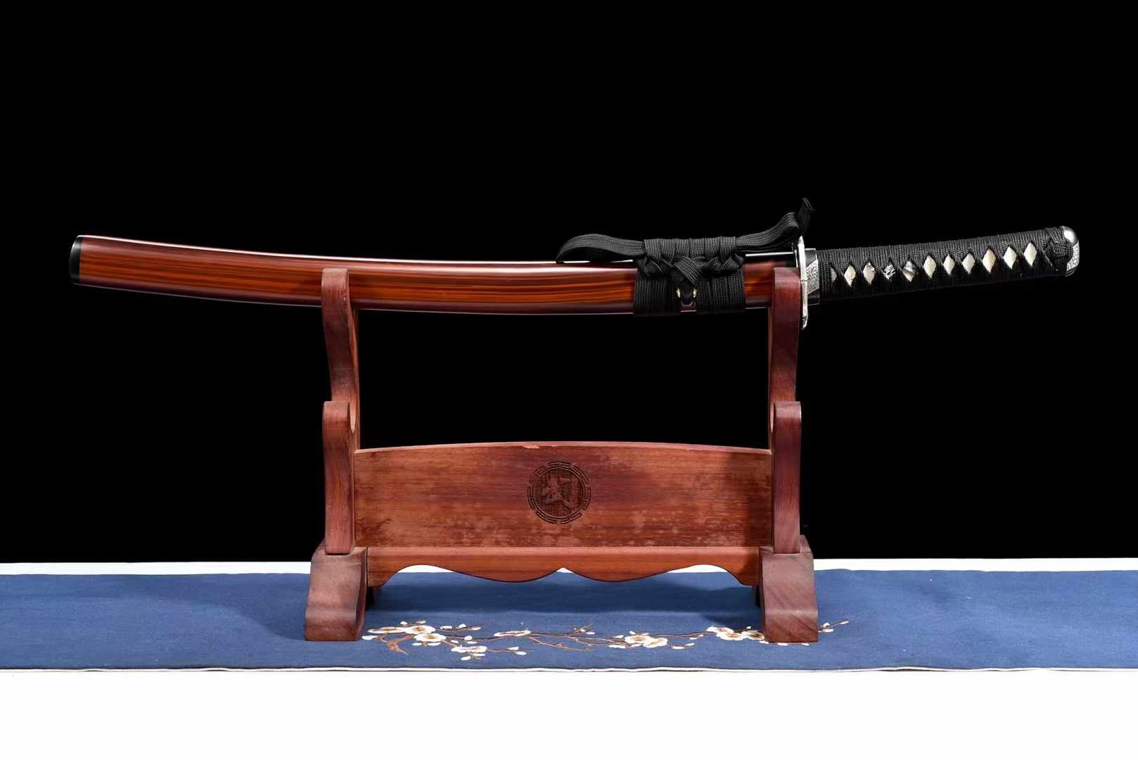 Wakizashi Kogarasu Maru Sandalwood Bamboo T10 Clay Tempered 檀竹 | KatanaSwordArt Wakizashi For Sale 2025