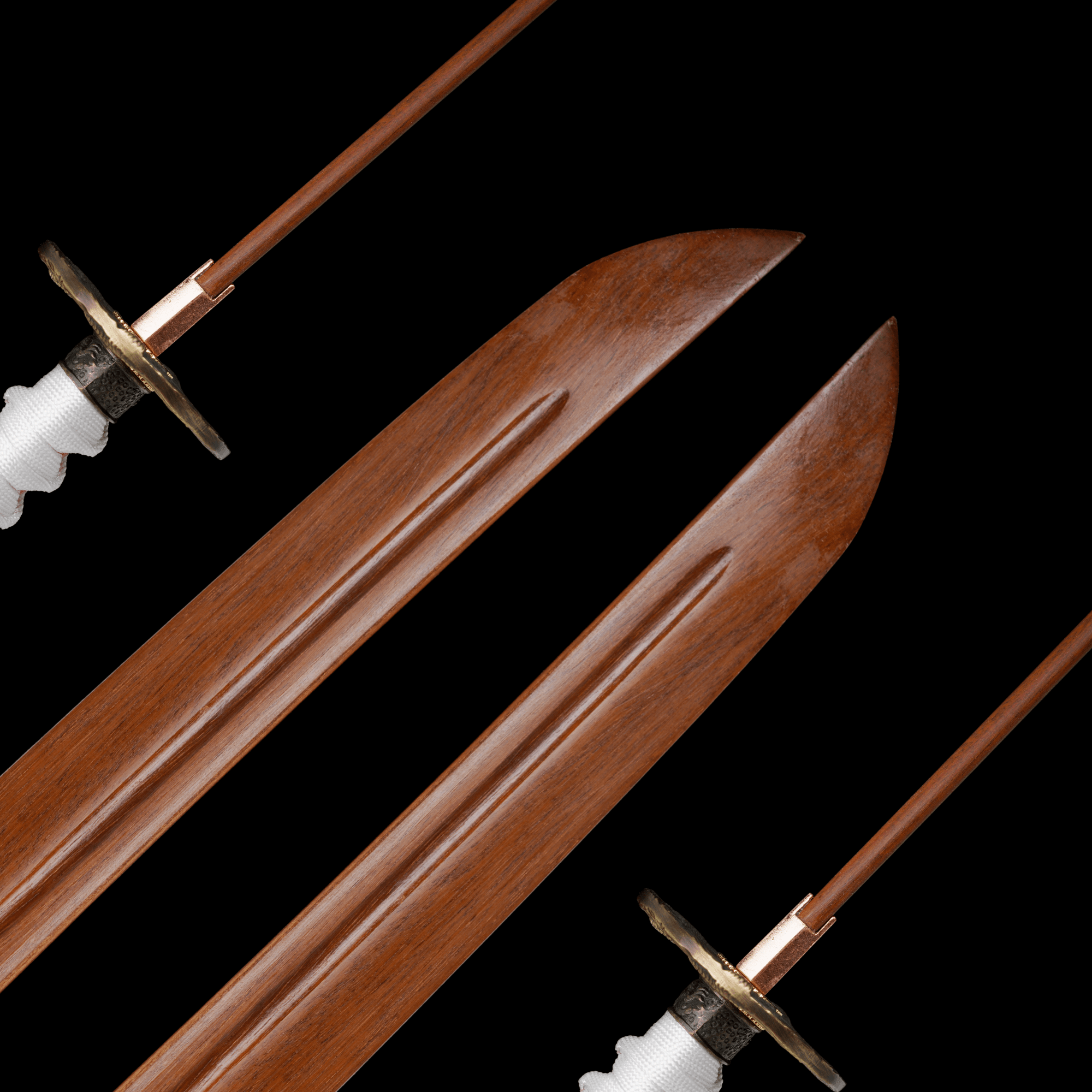 Wooden Katana Crimson Spirit Red Saya 朱靈 | KatanaSwordArt Wooden Katana For Sale 2025