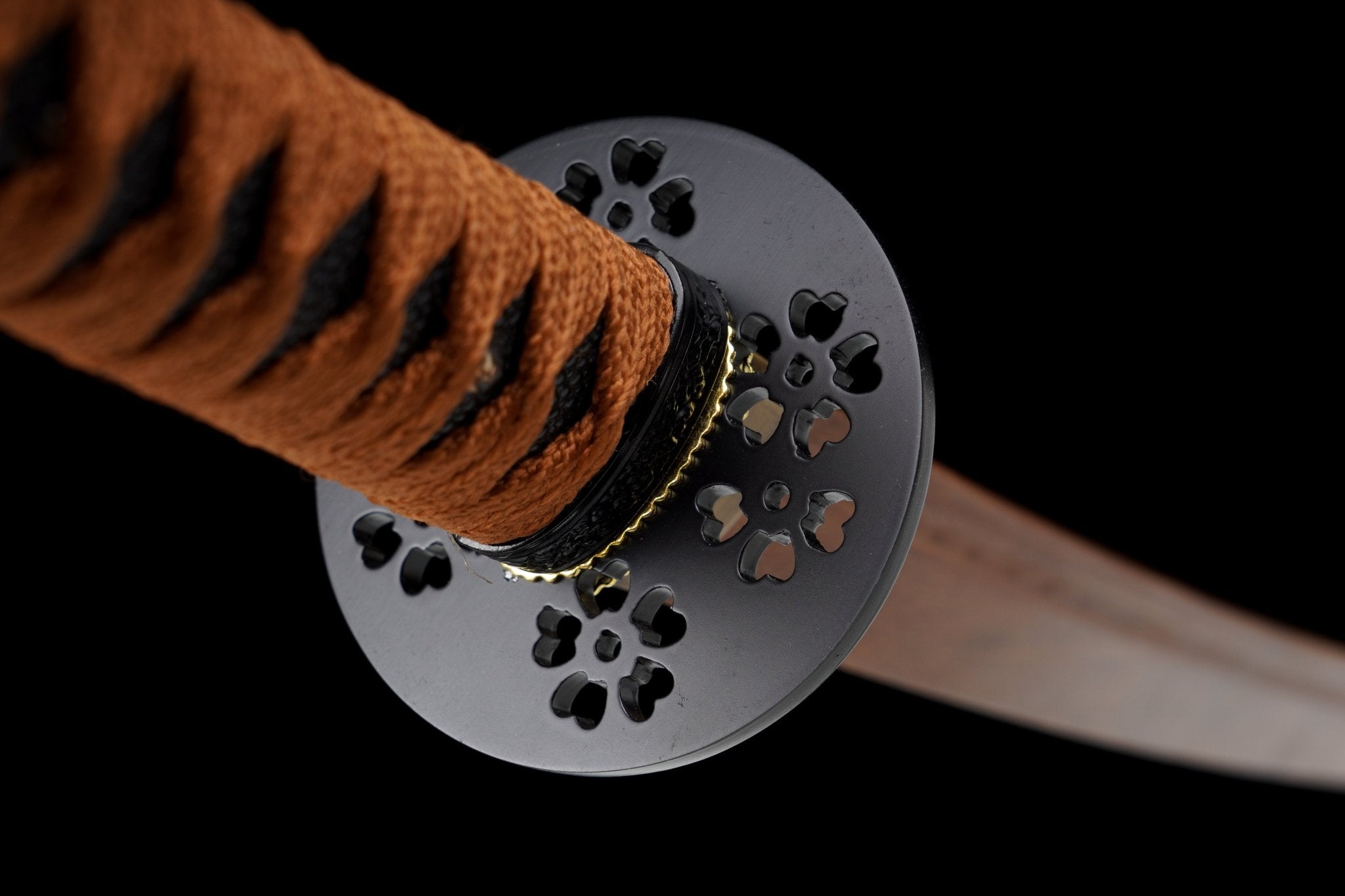 Wooden Katana Ember Orange Speckle Saya 燼刃 | KatanaSwordArt Wooden Katana For Sale 2025
