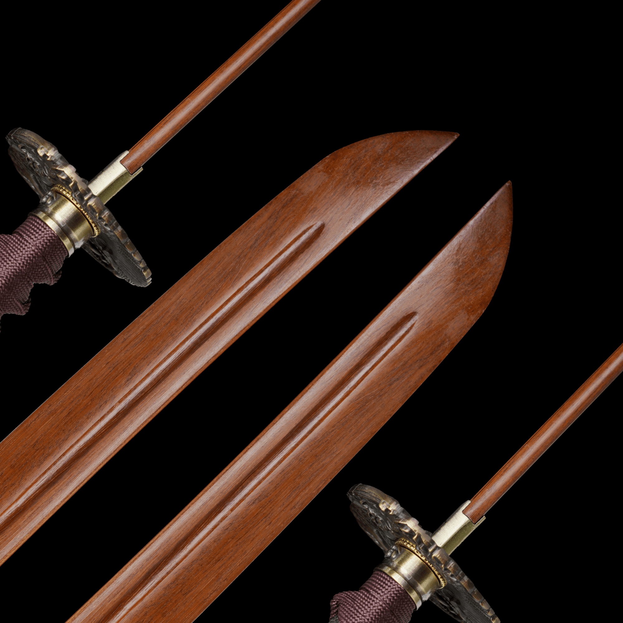 Wooden Katana Hawksoul Crackle Saya 鷹魂 | KatanaSwordArt Wooden Katana For Sale 2025