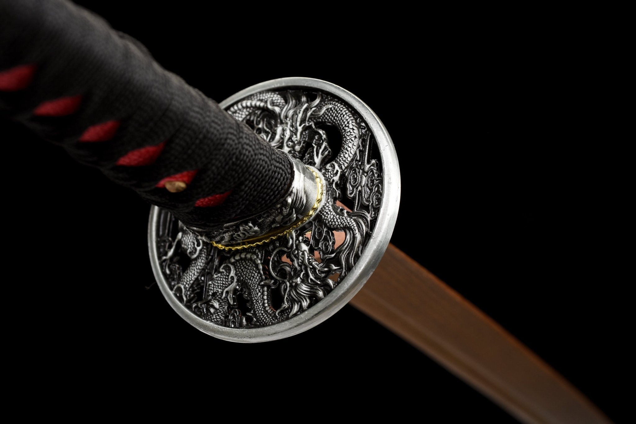 Wooden Katana Jinlongyin Golden Dragon Flame 金龍吟 | KatanaSwordArt Wooden Katana For Sale 2025