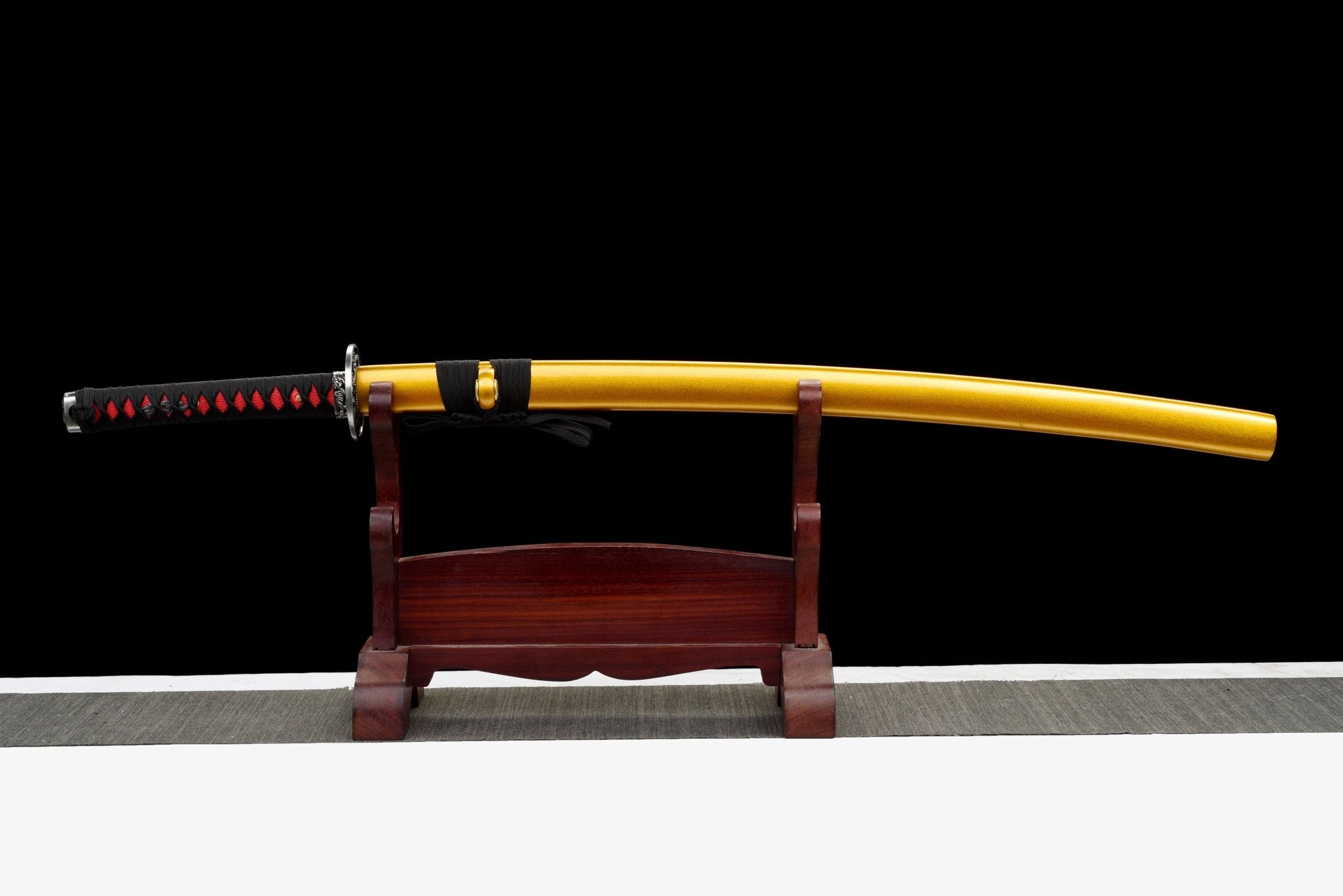 Wooden Katana Jinlongyin Golden Dragon Flame 金龍吟 | KatanaSwordArt Wooden Katana For Sale 2025