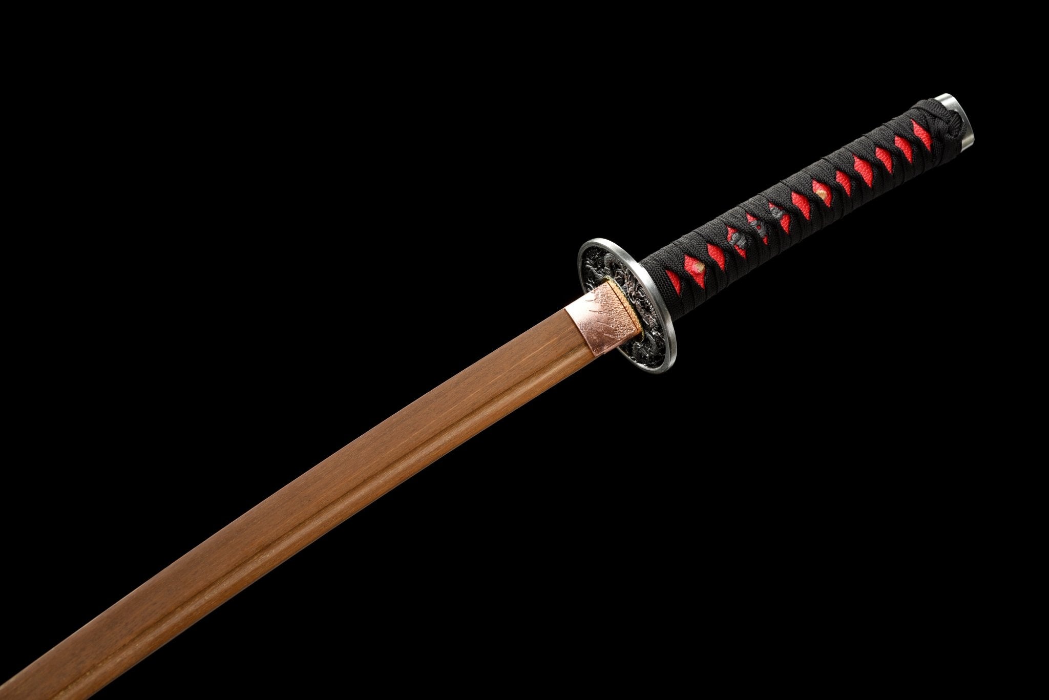 Wooden Katana Jinlongyin Golden Dragon Flame 金龍吟 | KatanaSwordArt Wooden Katana For Sale 2025
