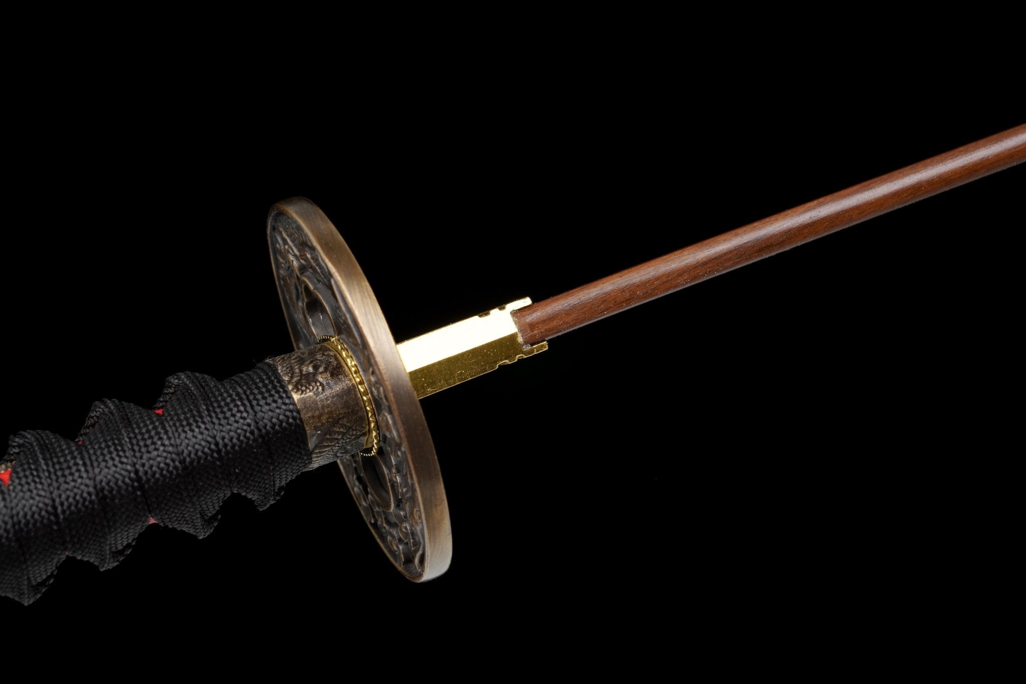 Wooden Katana Kagutsuchi Red Speckled Saya 炎刃 | KatanaSwordArt Wooden Katana For Sale 2025