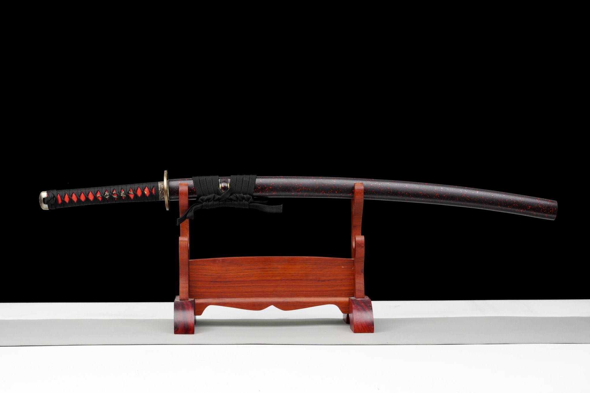Wooden Katana Kagutsuchi Red Speckled Saya 炎刃 | KatanaSwordArt Wooden Katana For Sale 2025