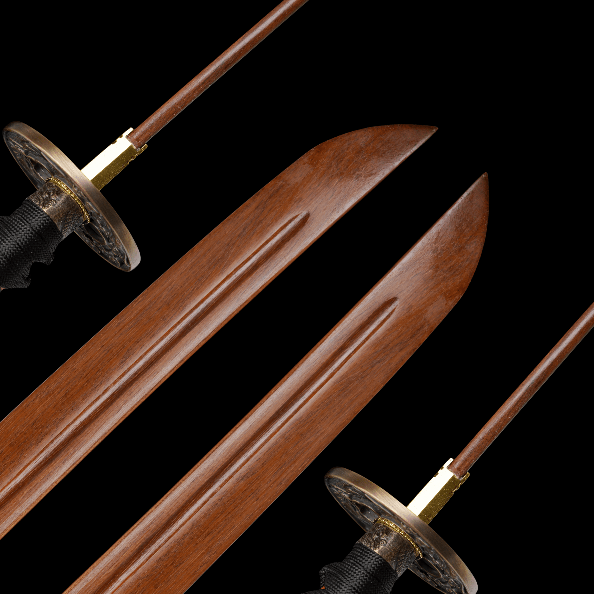 Wooden Katana Kagutsuchi Red Speckled Saya 炎刃 | KatanaSwordArt Wooden Katana For Sale 2025