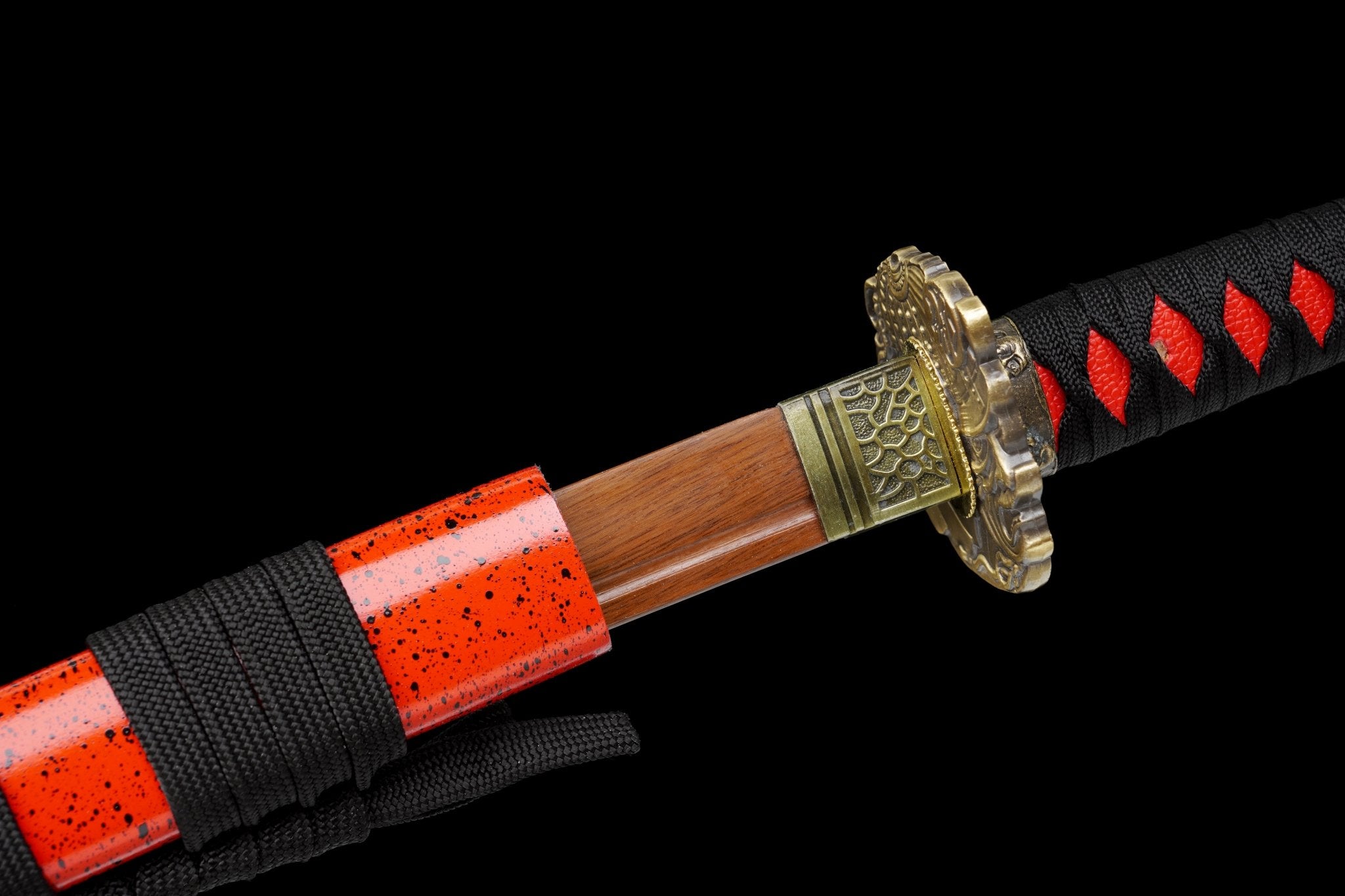 Wooden Katana Scarlet Demon Crimson Lacquer Saya 緋鬼 | KatanaSwordArt Wooden Katana For Sale 2025