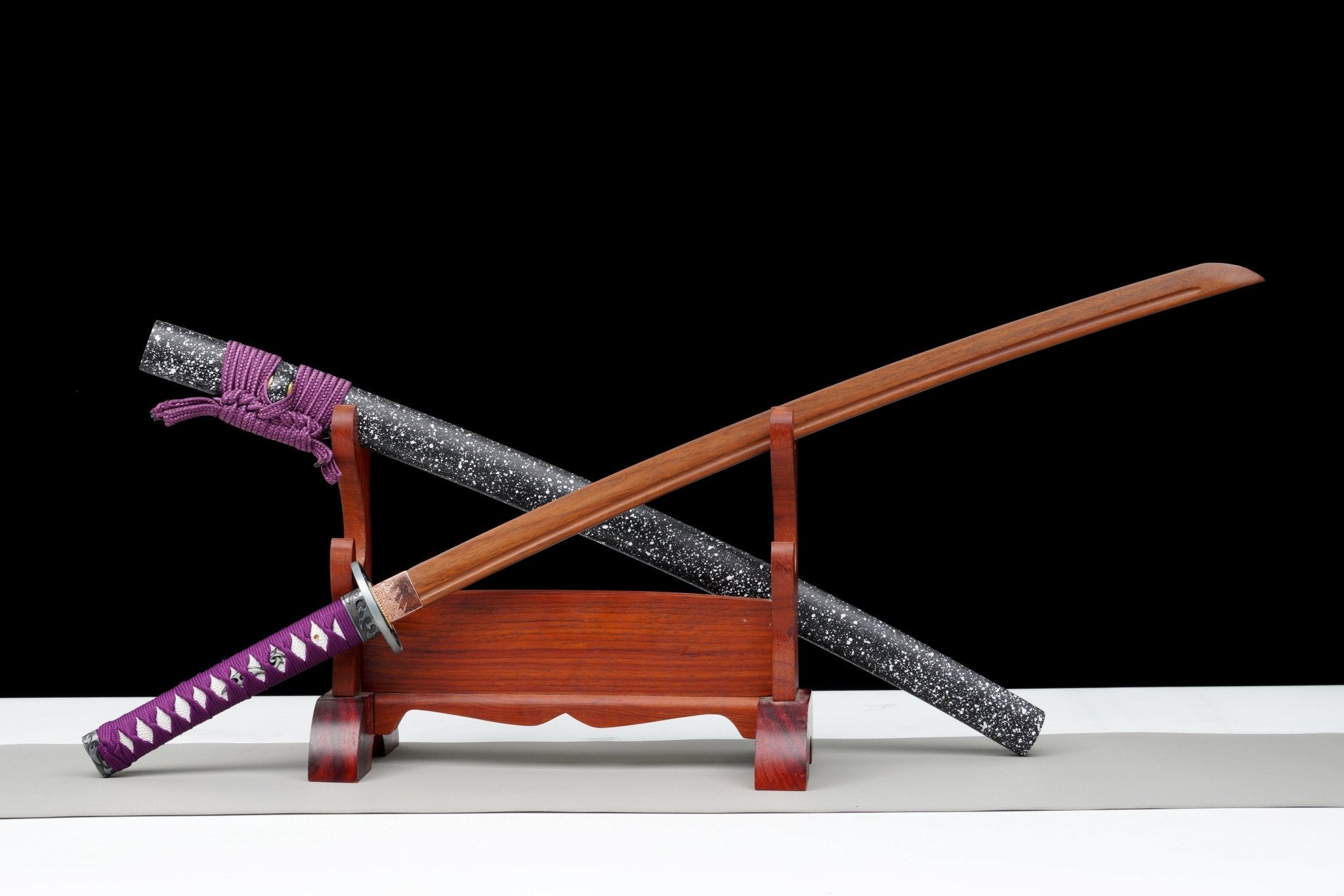 Wooden Katana Tempest Sparkle Saya 銀風 | KatanaSwordArt Wooden Katana For Sale 2025