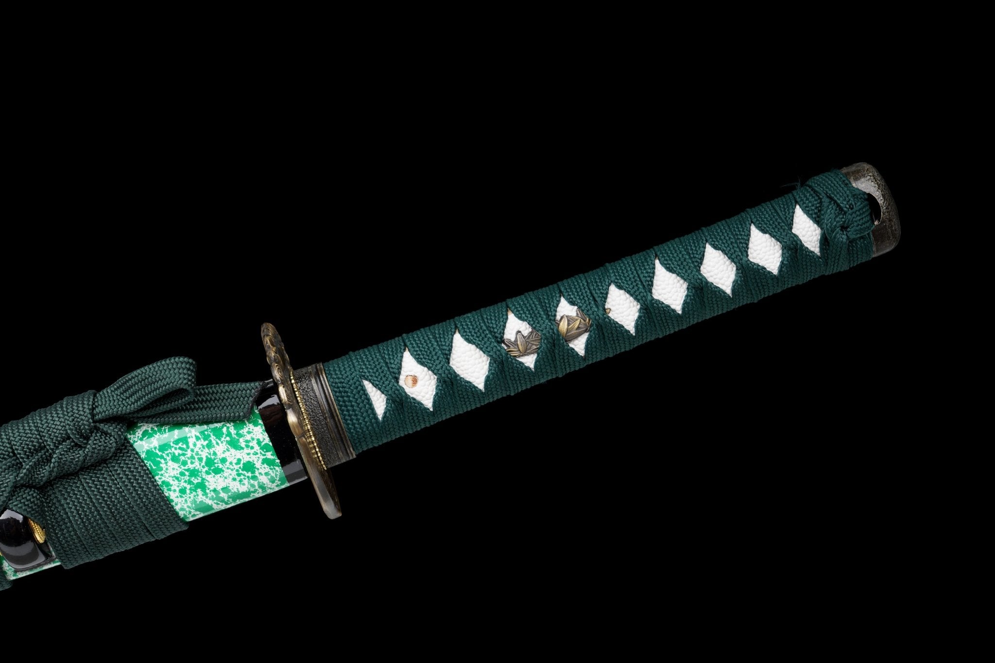 Wooden Katana Verdance Green Saya 翠影 | KatanaSwordArt Wooden Katana For Sale 2025