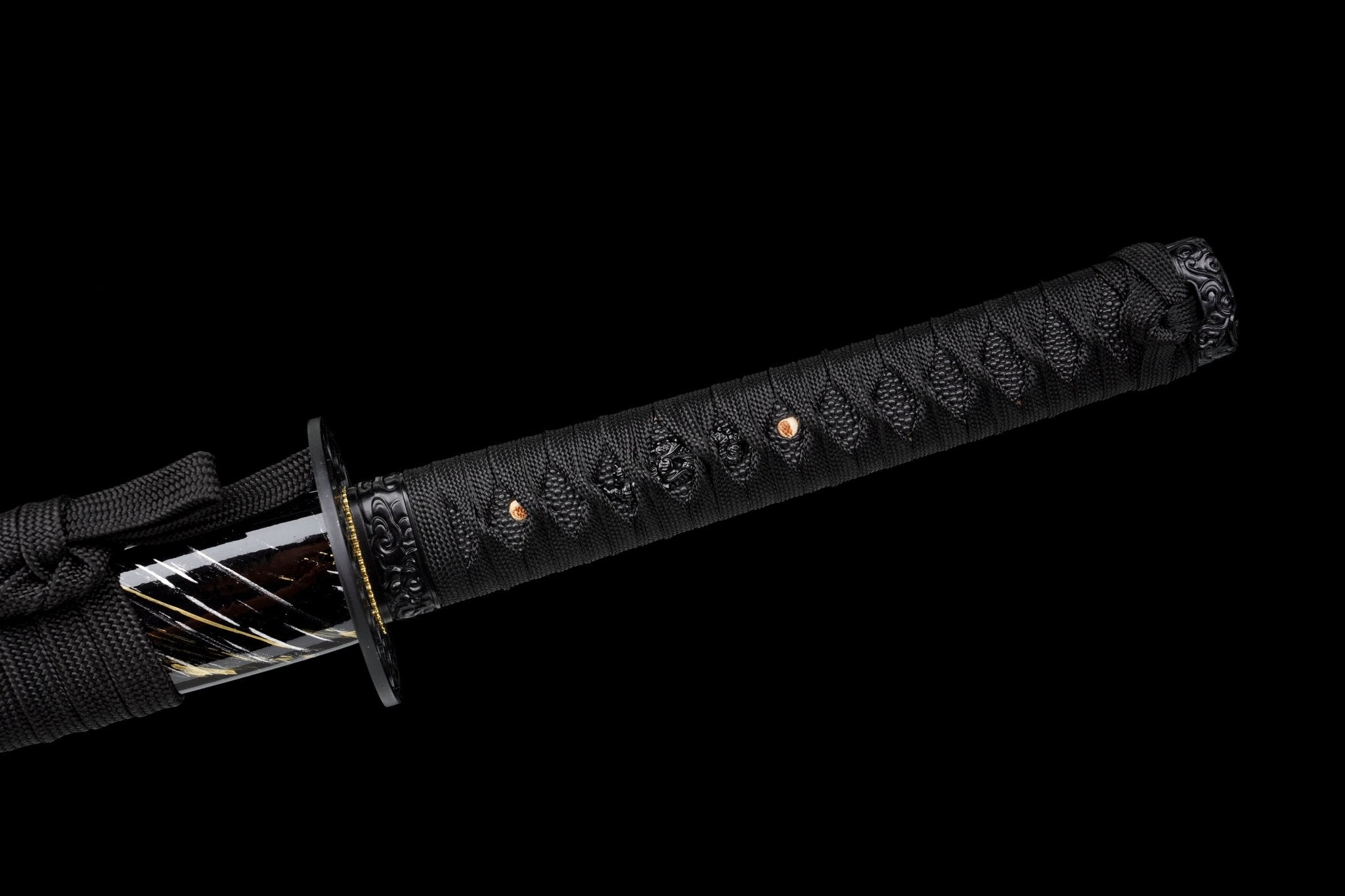 Wooden Katana Whispering Vines Gold Silver Streaked Saya 風籐 | KatanaSwordArt Wooden Katana For Sale 2025