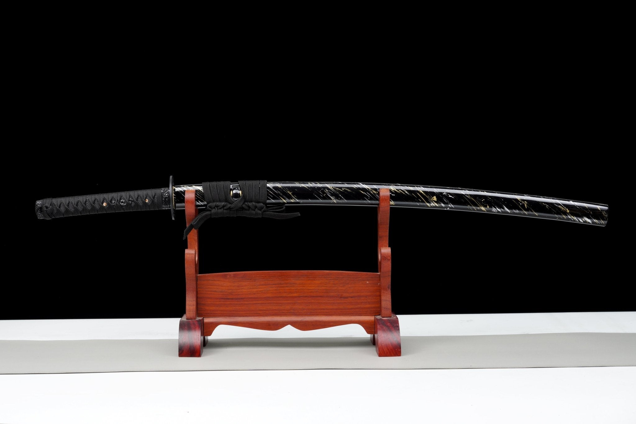 Wooden Katana Whispering Vines Gold Silver Streaked Saya 風籐 | KatanaSwordArt Wooden Katana For Sale 2025