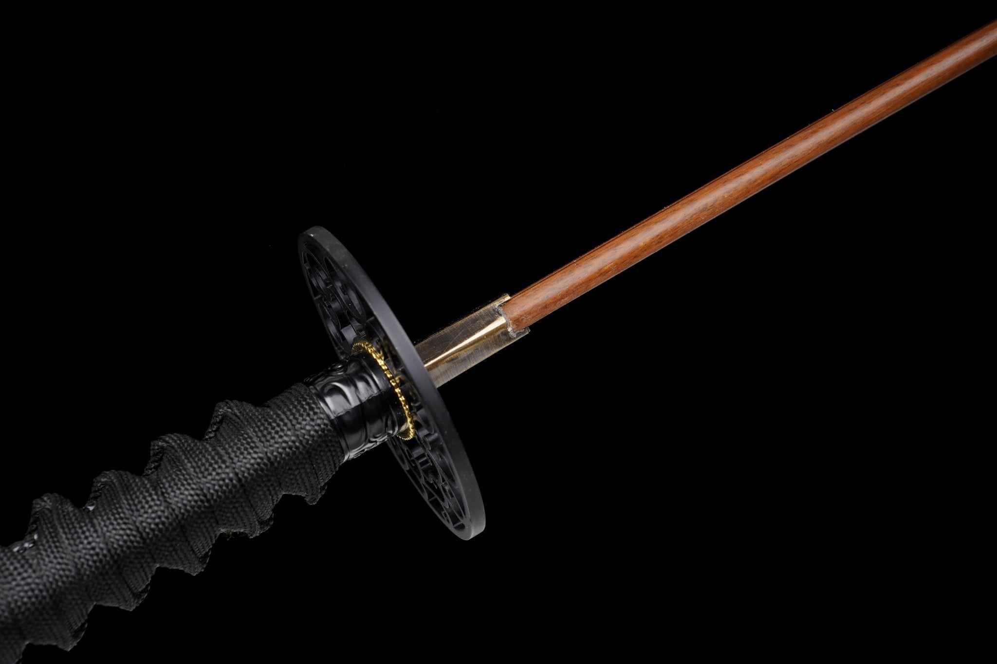 Wooden Katana Whispering Vines Gold Silver Streaked Saya 風籐 | KatanaSwordArt Wooden Katana For Sale 2025