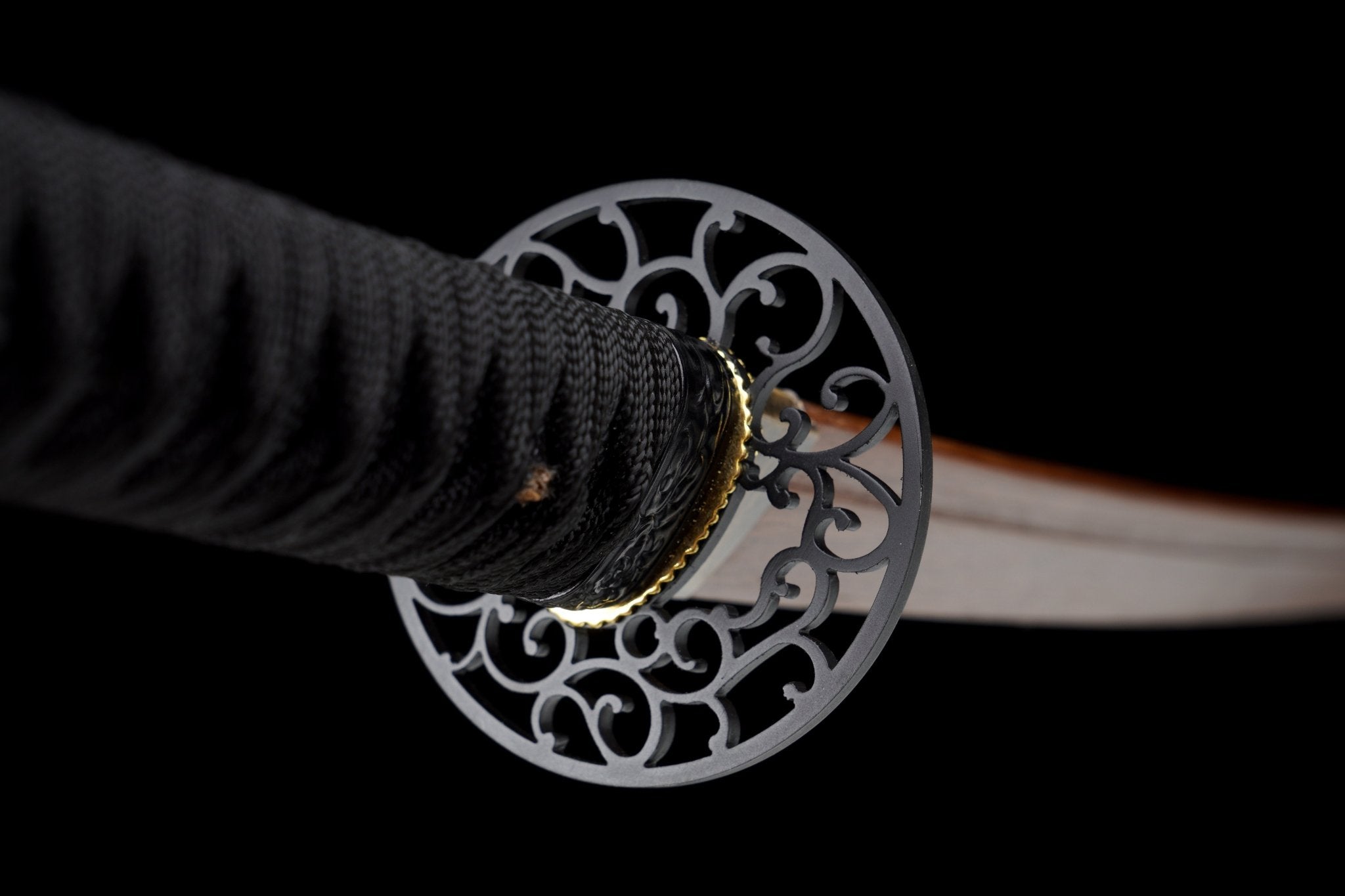 Wooden Katana Whispering Vines Gold Silver Streaked Saya 風籐 | KatanaSwordArt Wooden Katana For Sale 2025