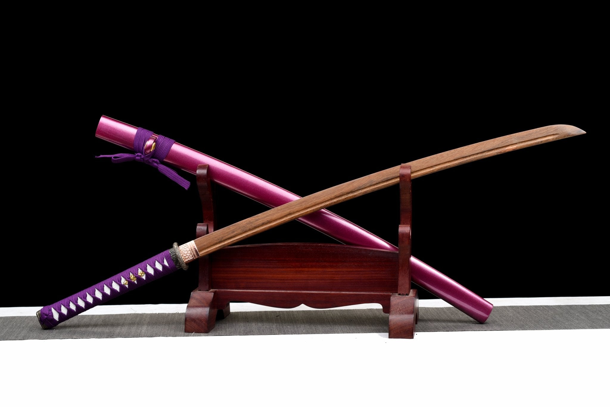 Wooden Katana Ziying Purple Sakura 紫桜 | KatanaSwordArt Wooden Katana For Sale 2025