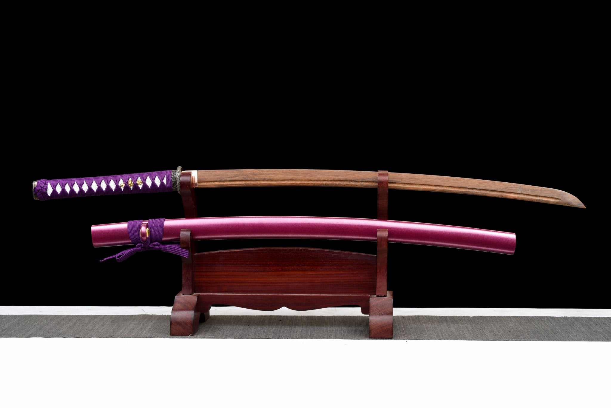 Wooden Katana Ziying Purple Sakura 紫桜 | KatanaSwordArt Wooden Katana For Sale 2025