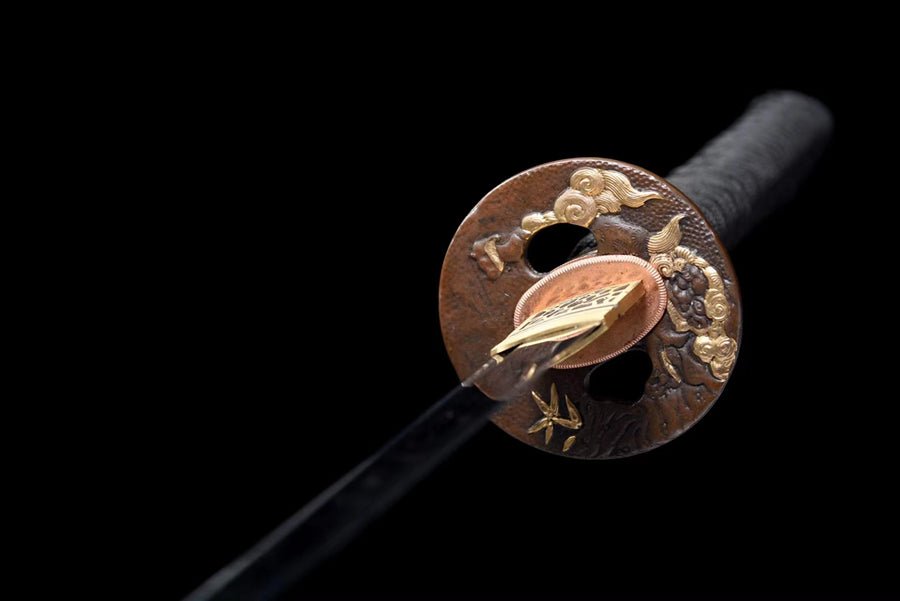 Katana Auspicious Clouds T10 Clay Tempered Black Saya 祥雲 | KatanaSwordArt Katana For Sale 2025