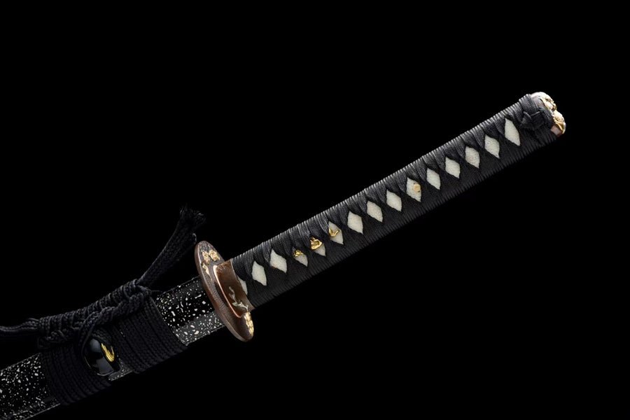 Katana Auspicious Clouds T10 Clay Tempered Black Saya 祥雲 | KatanaSwordArt Katana For Sale 2025