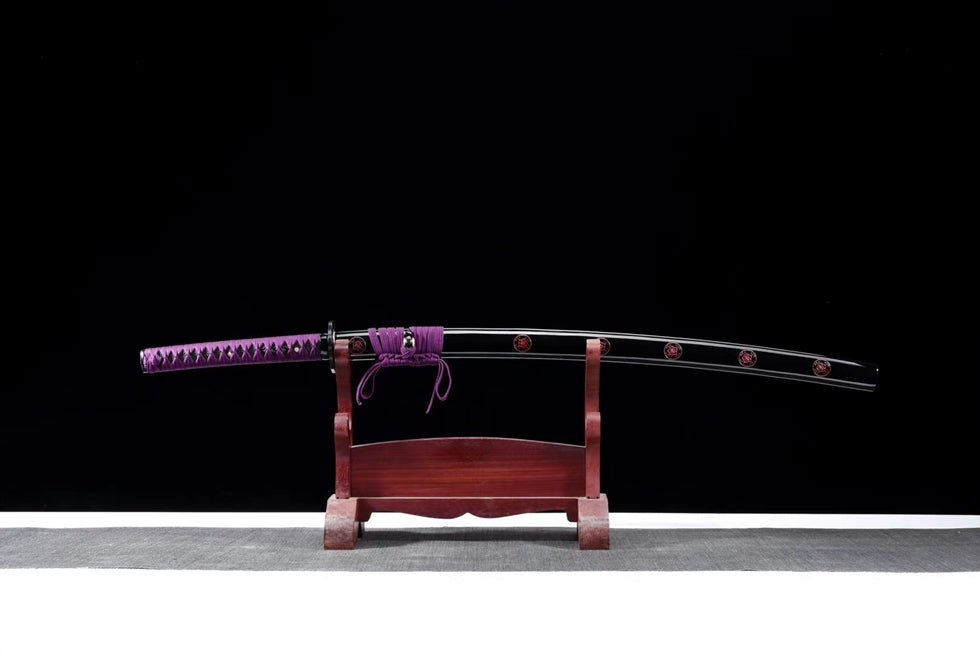 Katana Bauhinia Spring Steel Red Blade 紫荊花 | KatanaSwordArt Katana For Sale