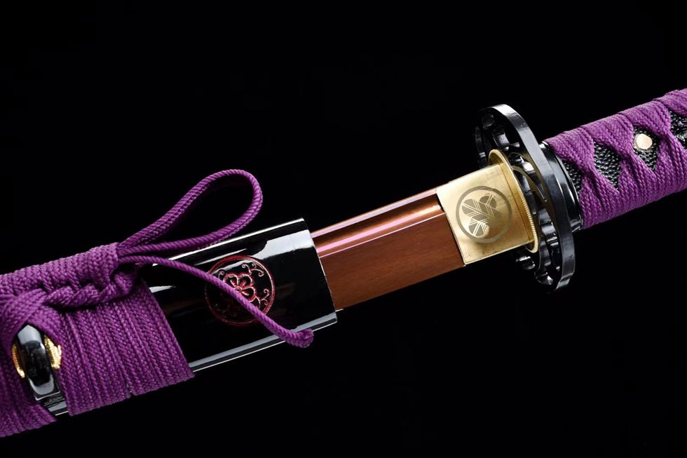 Katana Bauhinia Spring Steel Red Blade 紫荊花 | KatanaSwordArt Katana For Sale