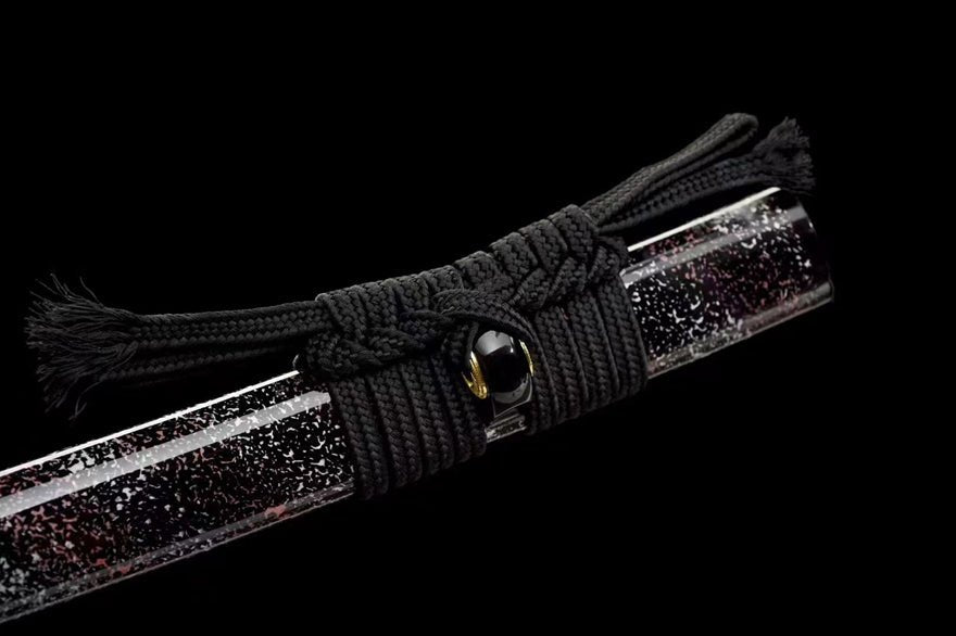 Katana Black Bamboo T10 Clay Tempered Black Saya 黑竹 | KatanaSwordArt Katana For Sale