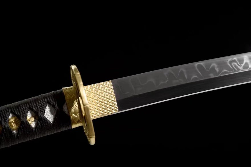 Katana Black Bamboo T10 Clay Tempered Black Saya 黑竹 | KatanaSwordArt Katana For Sale