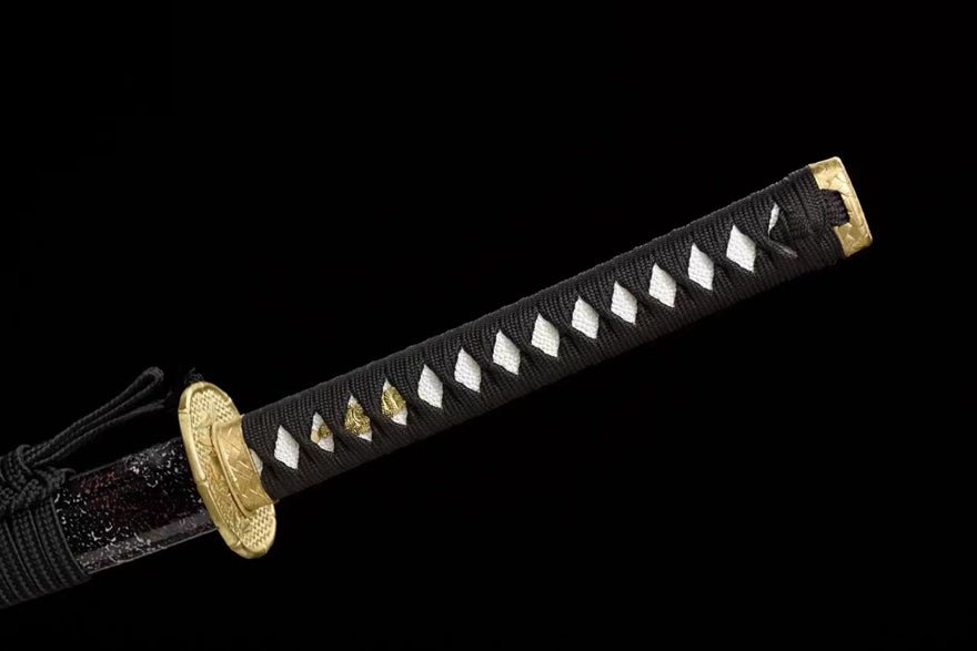 Katana Black Bamboo T10 Clay Tempered Black Saya 黑竹 | KatanaSwordArt Katana For Sale