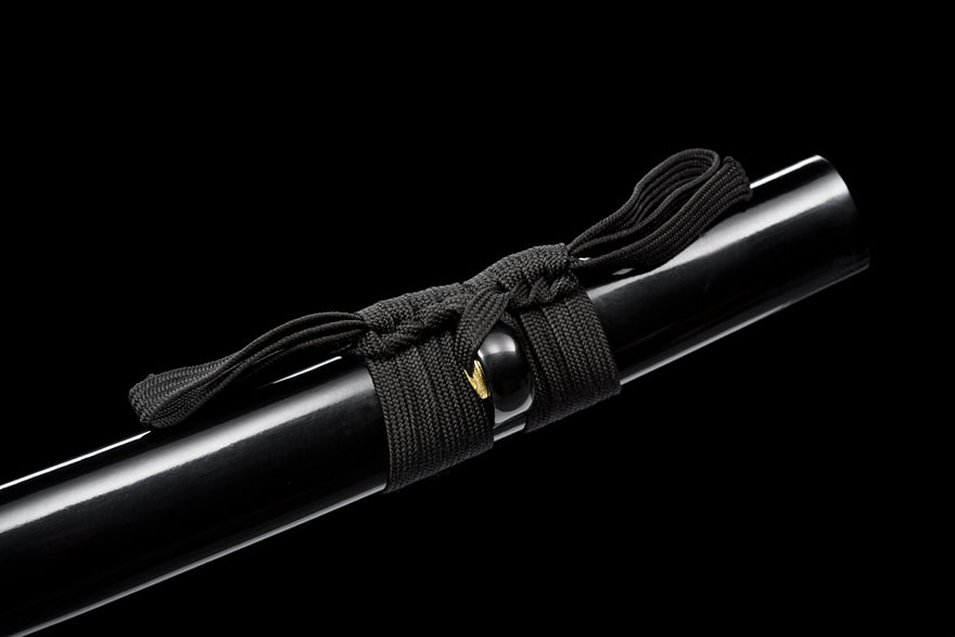 Katana Black Prune Carbon Steel Black Saya 黑梅 | KatanaSwordArt Katana For Sale