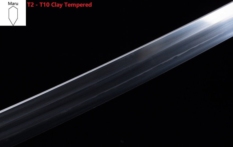 Katana Blade T10 Steel Clay Tempered Blade Maru 2 For Sale | KatanaSwordArt Japanese Katana